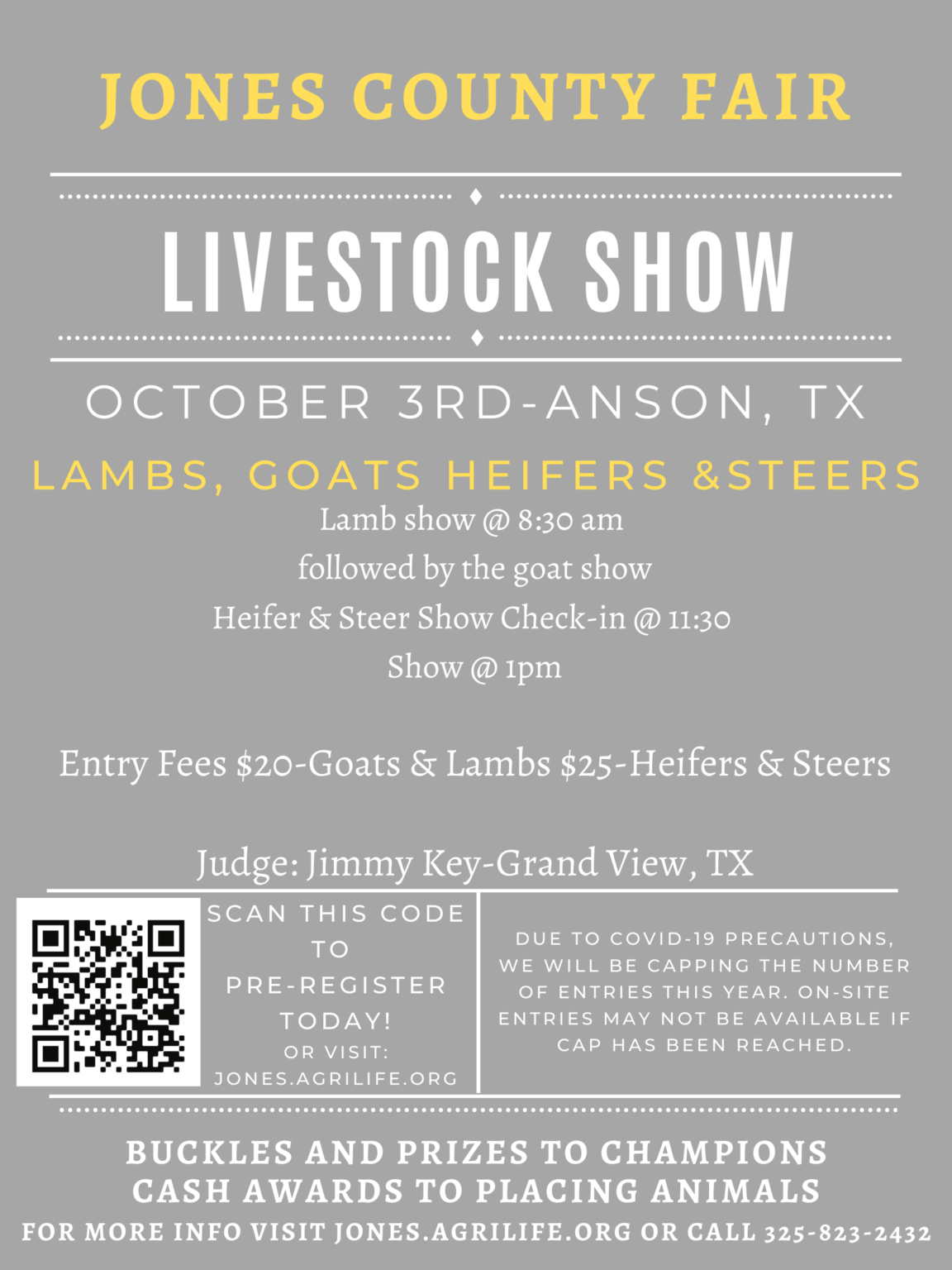 Jones County Fair Livestock Show Jones